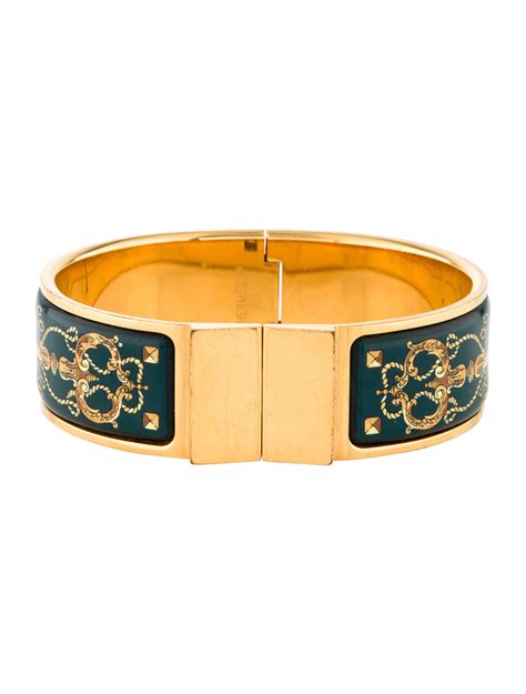 hermes bracelet enamel vintage|faux Hermes enamel bracelets.